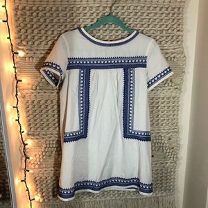 Forever 21 Blue and White Dress